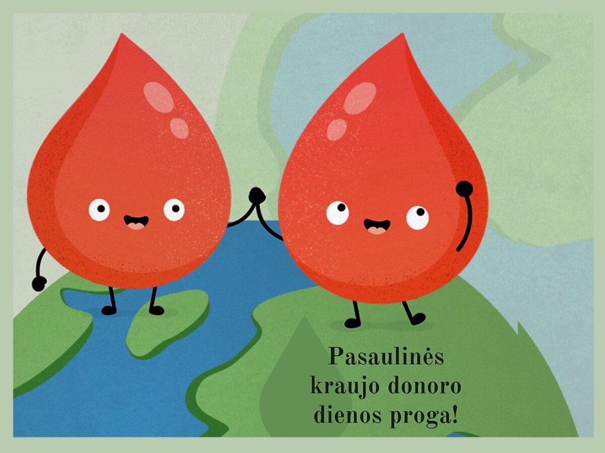 Neatlygintinos kraujo donorystės akcija kviečia paminėti Pasaulinę kraujo donorų dieną dovanojant...