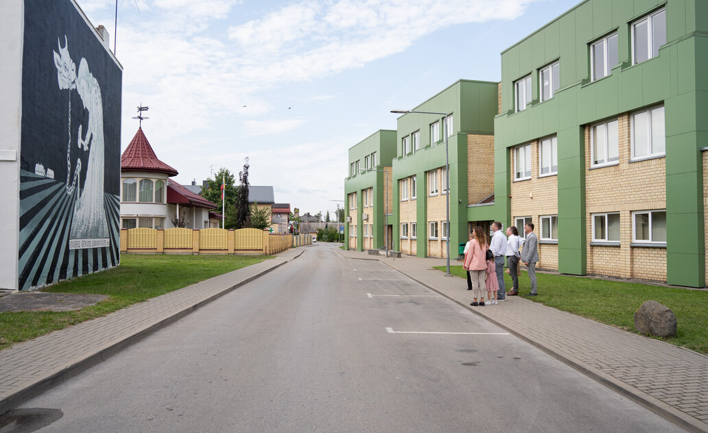 Dar spalvingesne Marijampole žavėjosi ir Kultūros ministras