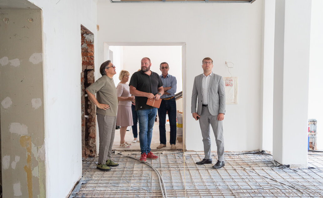 Dramos teatre „verda“ atnaujinimo darbai