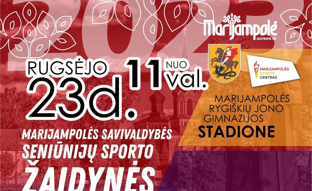 Kviečiame dalyvauti Marijampolės savivaldybės seniūnijų sporto žaidynėse