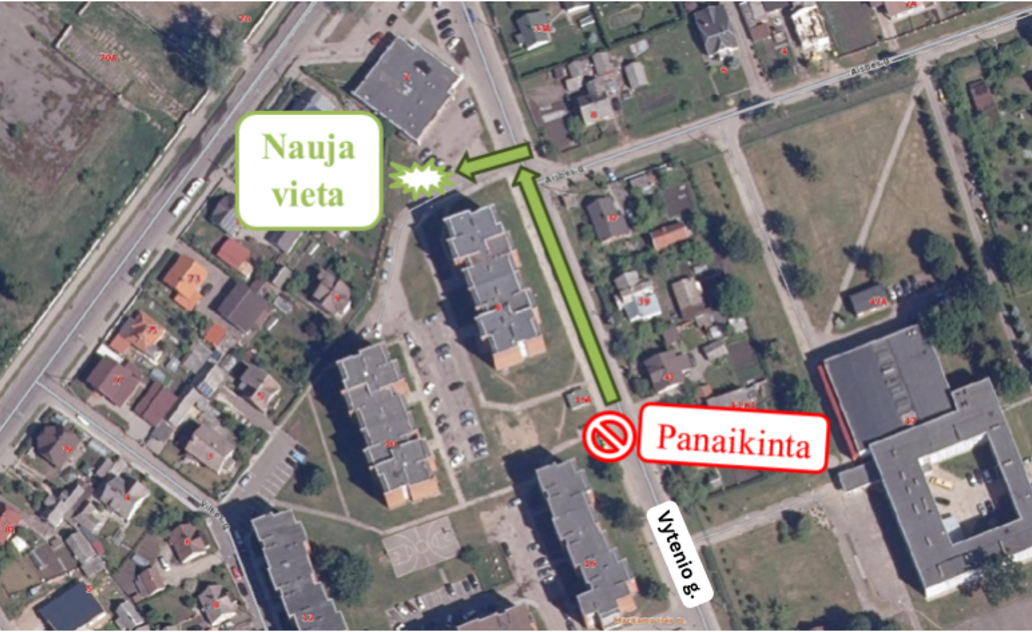 Gyventojų dėmesiui: informacija dėl naujai įrengtų konteinerių aikštelių