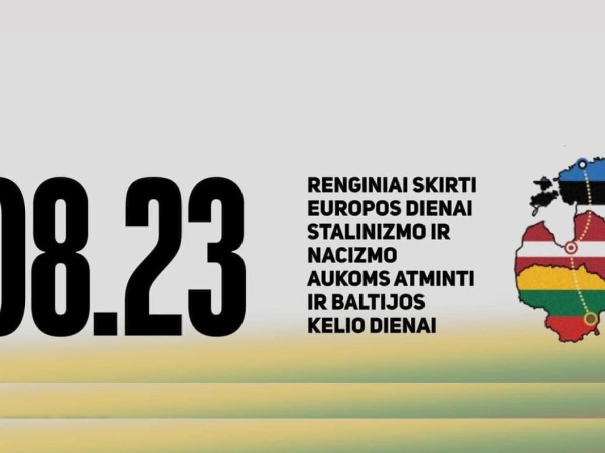 Kviečiame dalyvauti Europos dienos stalinizmo ir nacizmo aukoms atminti ir Baltijos kelio dienos...