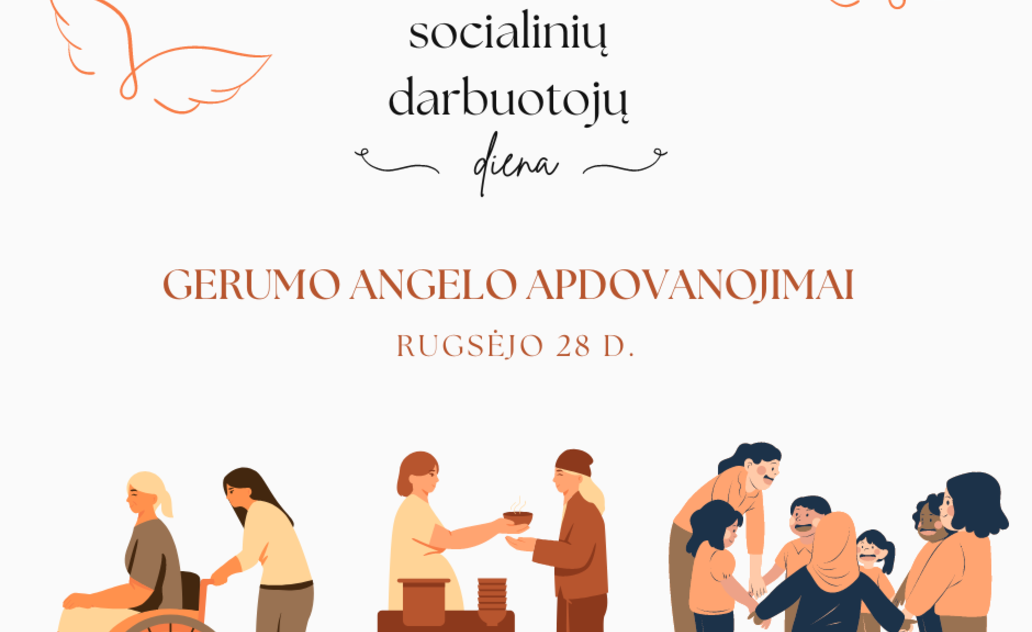 Kviečiame išsirinkti geriausius socialinius darbuotojus „Gerumo angelo apdovanojimams“