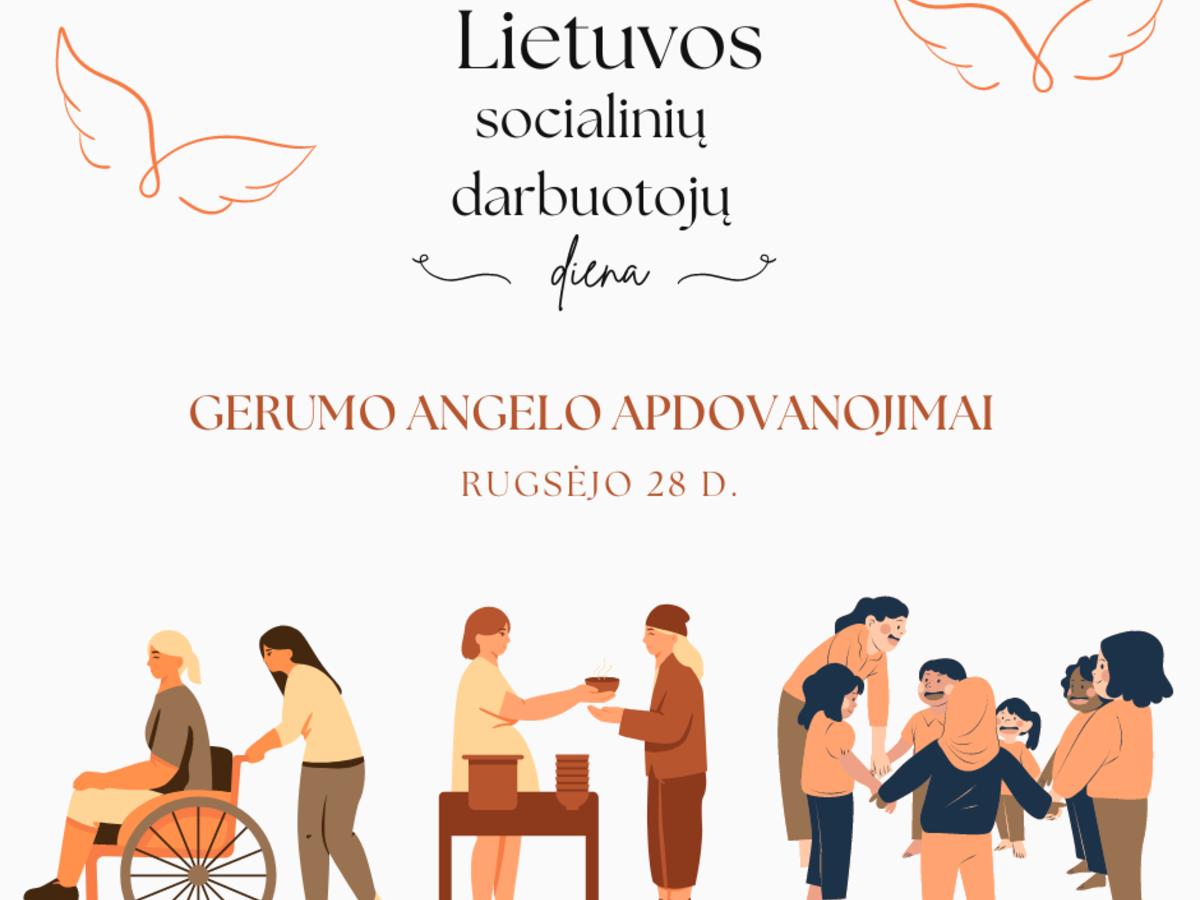 Kviečiame išsirinkti geriausius socialinius darbuotojus „Gerumo angelo apdovanojimams“