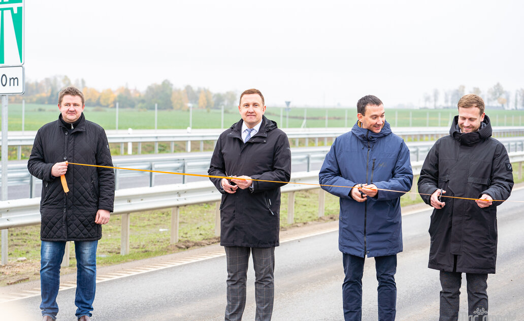 Atidaryta pirmoji rekonstruojamos automagistralės „Via Baltica“ atkarpa