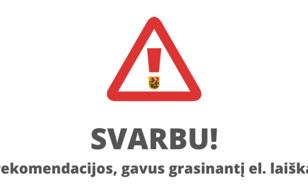 Rekomendacijos gavus grasinantį el. laišką