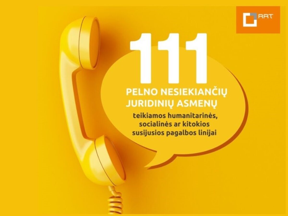 Pradėjo veikti naujas trumpasis humanitarinės pagalbos numeris 111