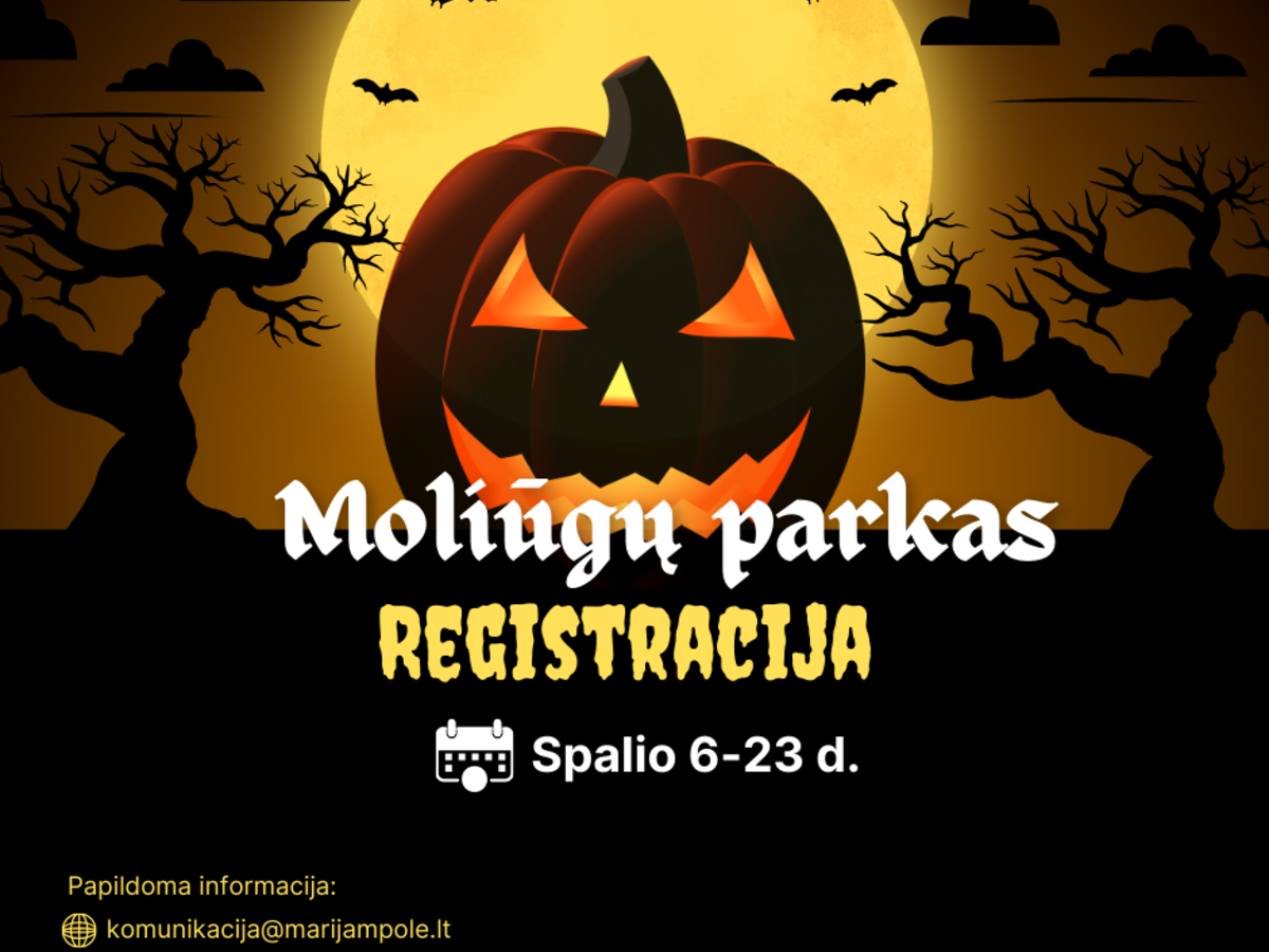 Sukurkime ŠVIEČIANČIŲ MOLIŪGŲ PARKĄ kartu!