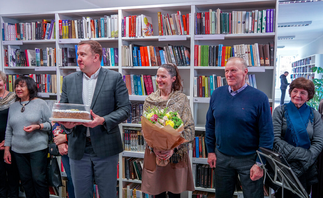 Petro Kriaučiūno viešojoje bibliotekoje atidaryta neįgaliųjų draugijos paroda