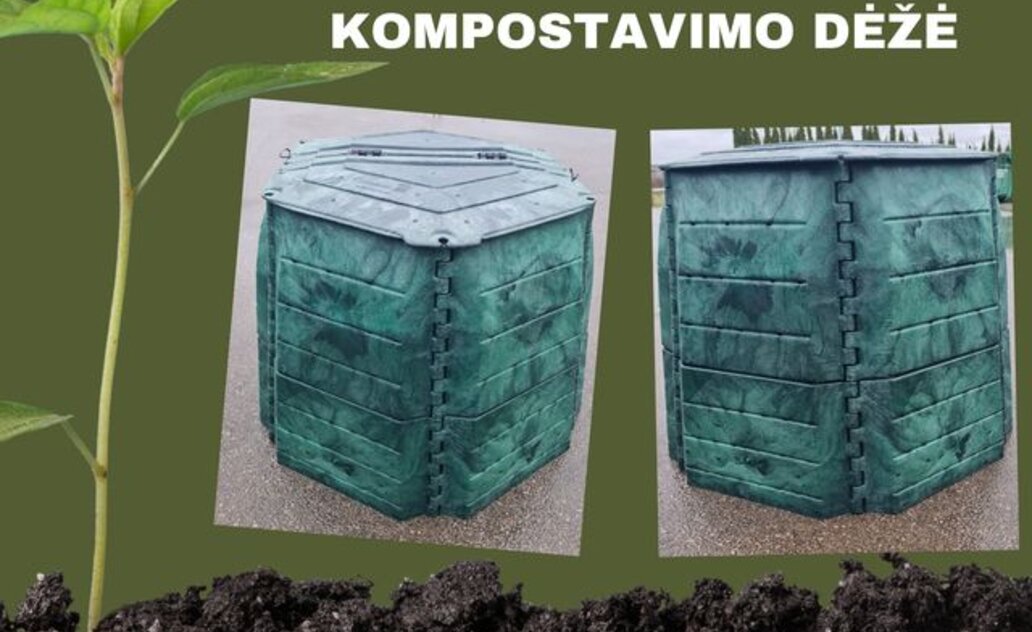 Marijampolės savivaldybės gyventojams bus pradedamos dalinti kompostavimo dėžės