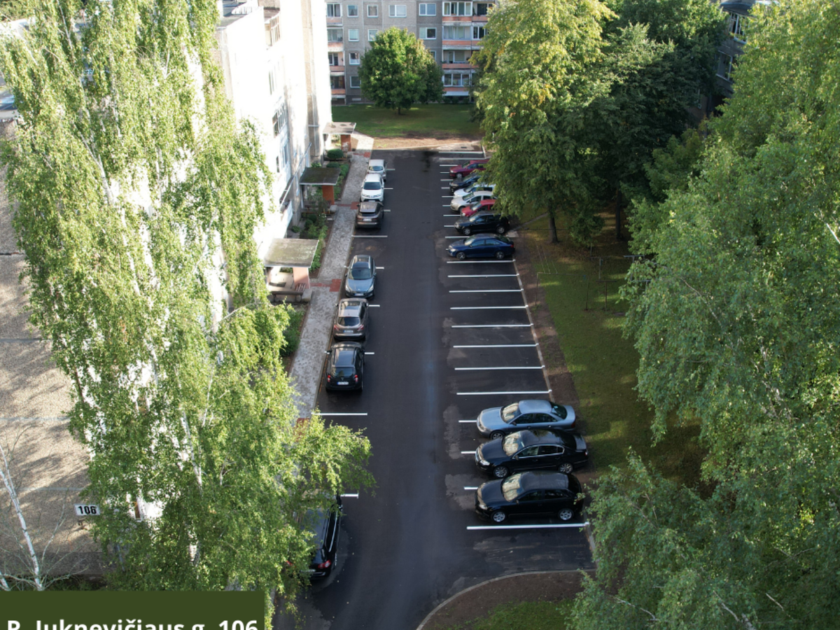 Marijampolėje – jau 39 atnaujintos automobilių stovėjimo aikštelės prie daugiabučių namų