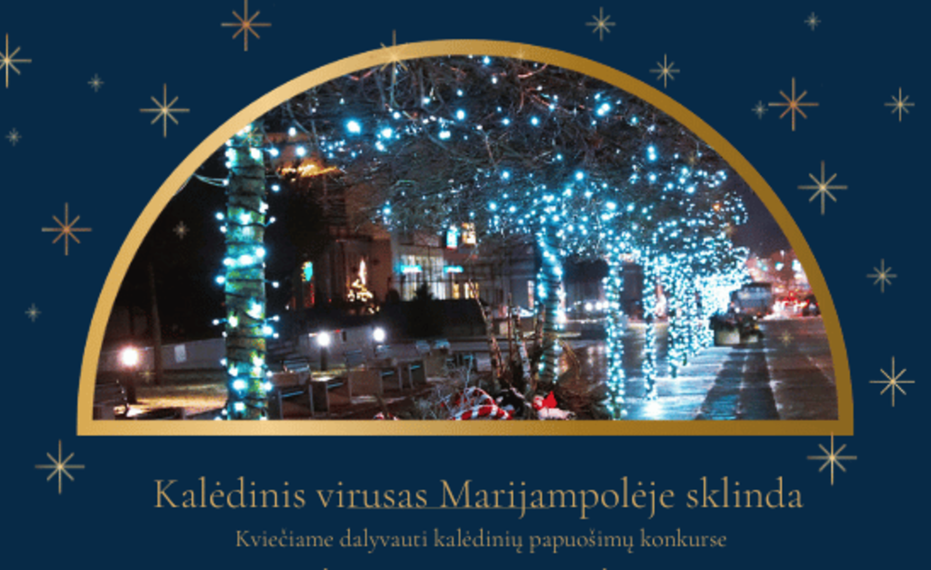 Kalėdinis virusas sklinda: kviečiame dalyvauti kalėdinių papuošimų konkurse