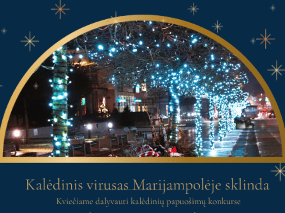 Kalėdinis virusas sklinda: kviečiame dalyvauti kalėdinių papuošimų konkurse