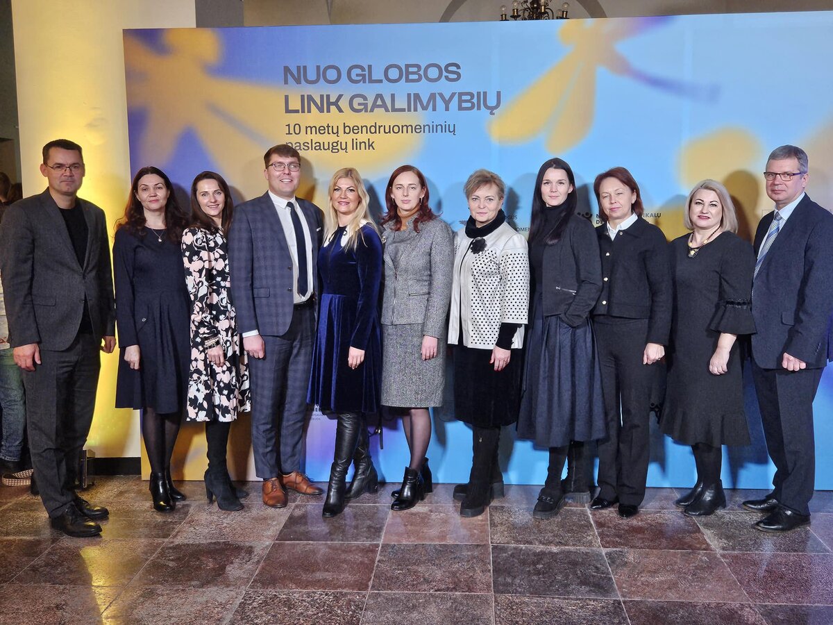 Renginyje „Nuo globos link galimybių: 10 metų bendruomeninių paslaugų link“ pasidalinta...