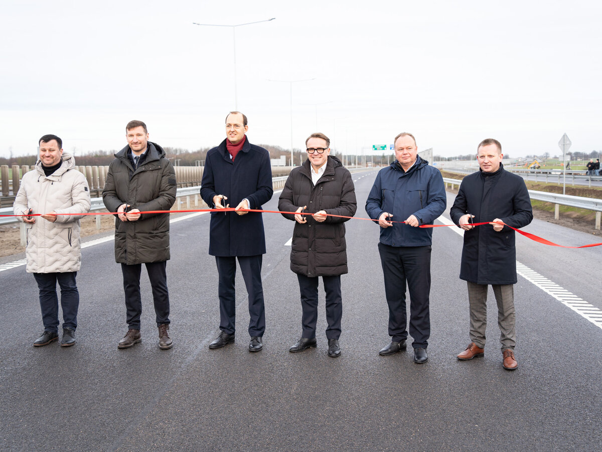 „Via Baltica“ kelyje atidaryta antra rekonstruota atkarpa