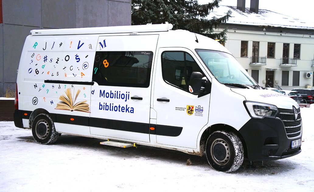 Marijampolės savivaldybėje pradėjo kursuoti biblioteka ant ratų