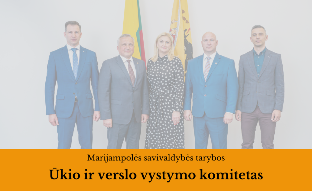 2024-01-23 Marijampolės savivaldybės tarybos Ūkio ir verslo vystymo komiteto posėdis