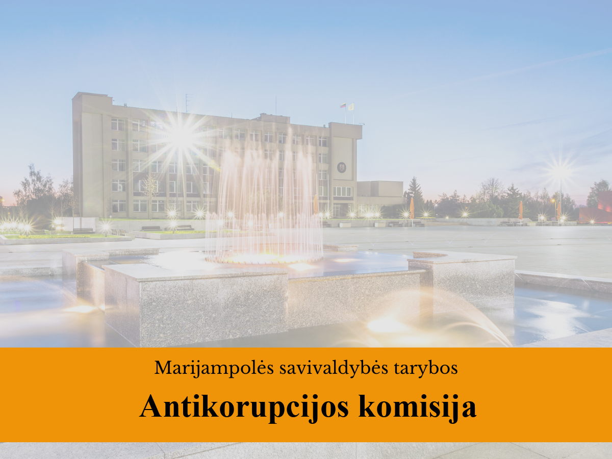 2024-01-29 Marijampolės savivaldybės tarybos Antikorupcijos komisijos posėdis