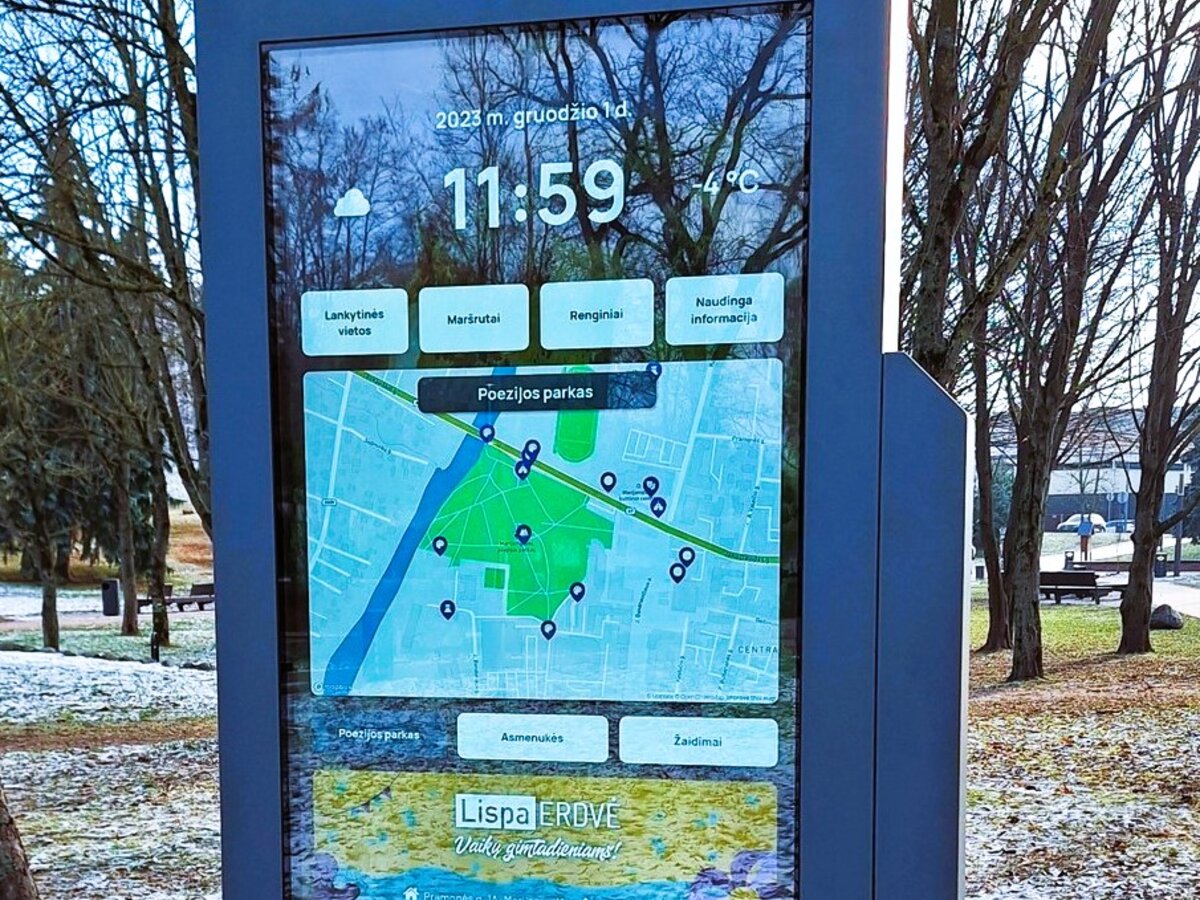 Interaktyvus stendas sulaukė didžiulio susidomėjimo