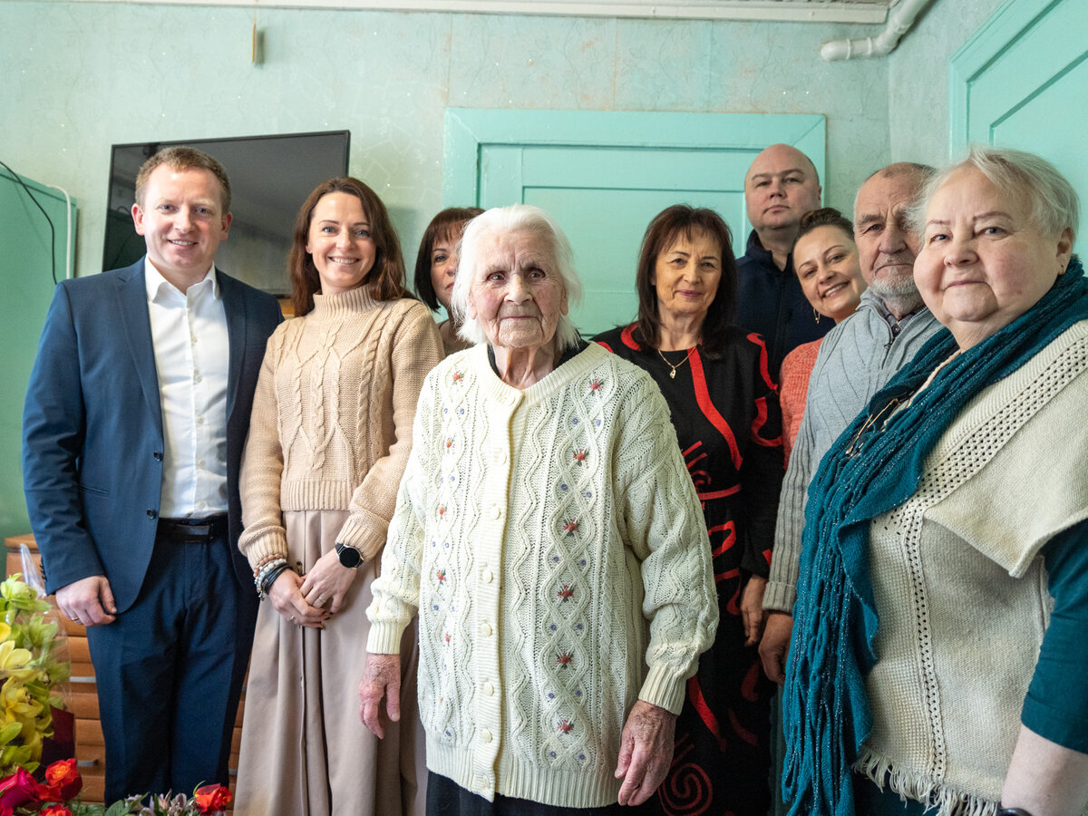 Nuoširdūs sveikinimai šimto metų sulaukusiai Magdalenai Palaikienei