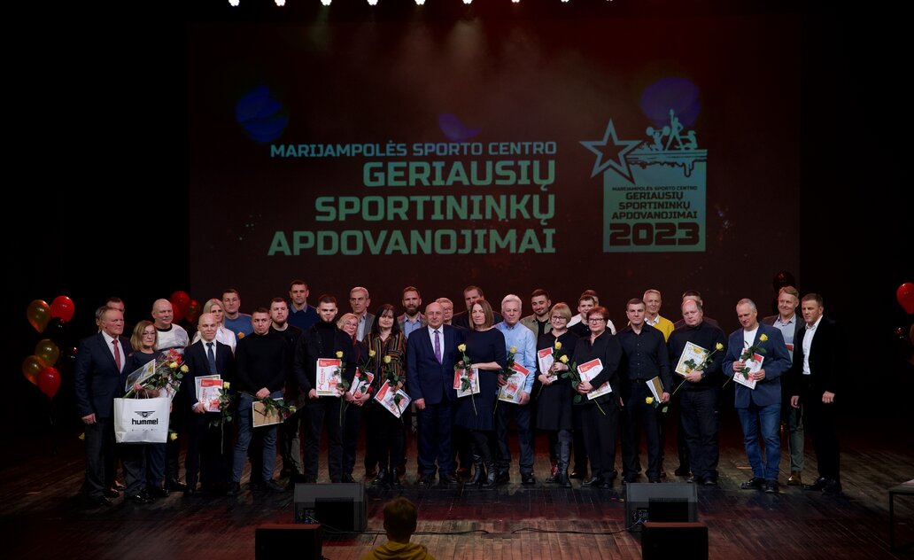 Apdovanoti geriausi Marijampolės sporto centro sportininkai