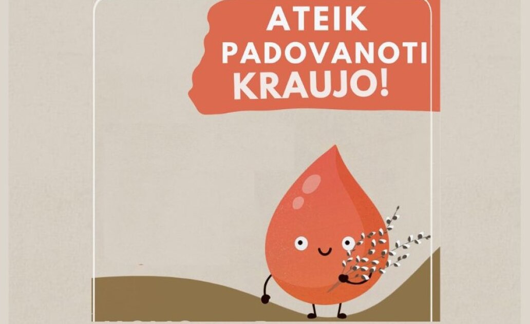 Kviečia kraujo donorystės akcija 