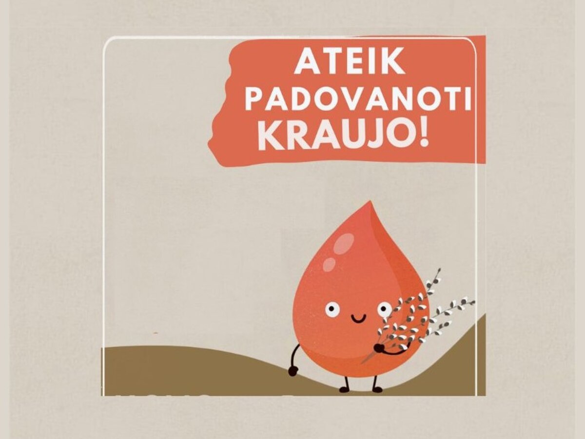 Kviečia kraujo donorystės akcija 