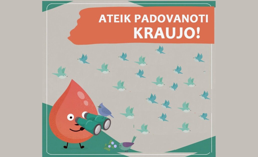  Kviečia pavasarinė kraujo donorystės akcija!