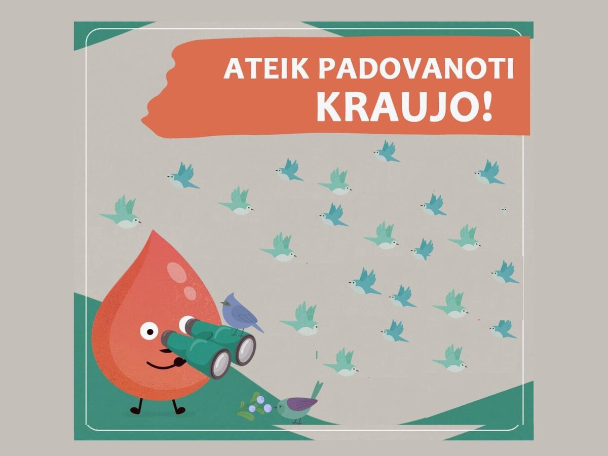  Kviečia pavasarinė kraujo donorystės akcija!