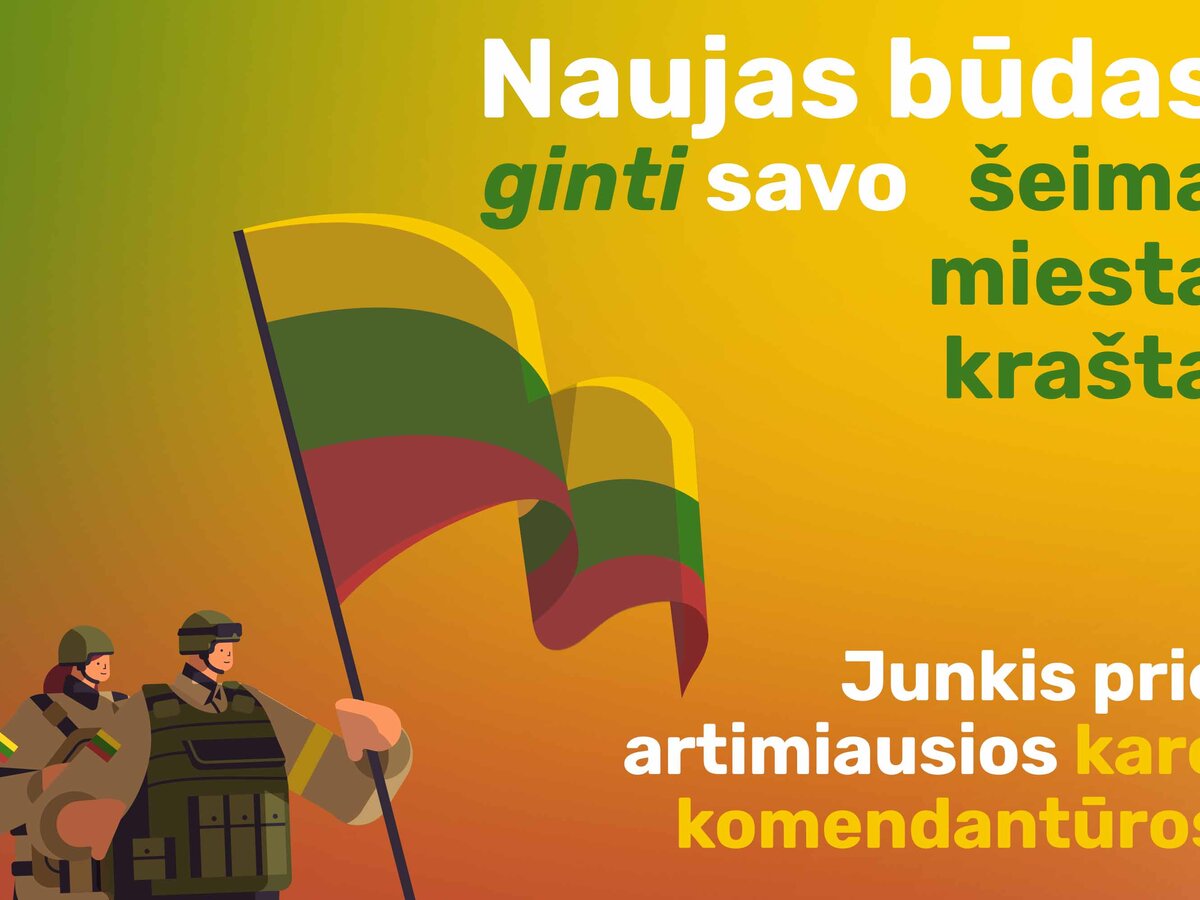 Kvietimas jungtis prie artimiausios karo komendatūros