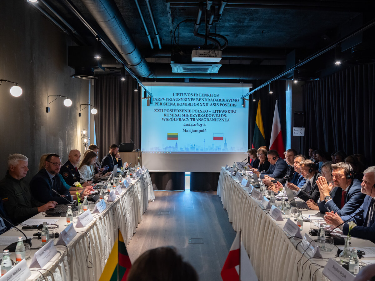 Lietuvos ir Lenkijos tarpvyriausybinės bendradarbiavimo per sieną komisijos posėdis