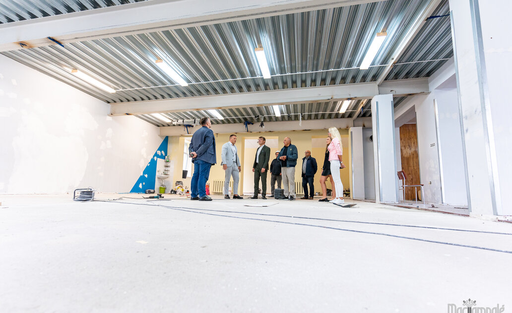 Dėmesys sportui: atnaujinamos  Sporto centro vidaus patalpos
