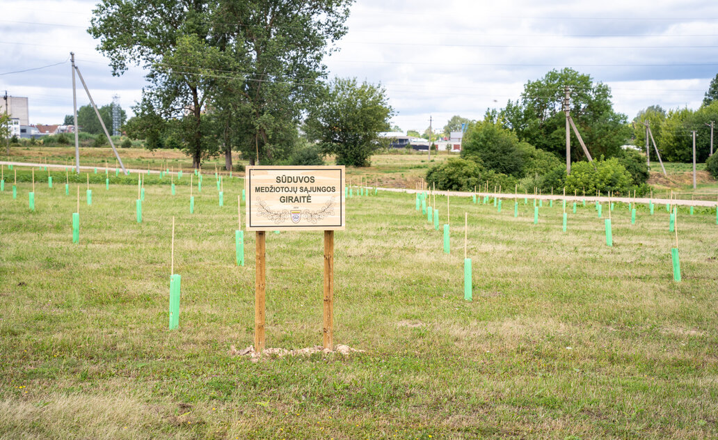 Marijampolėje – dar viena žalioji erdvė