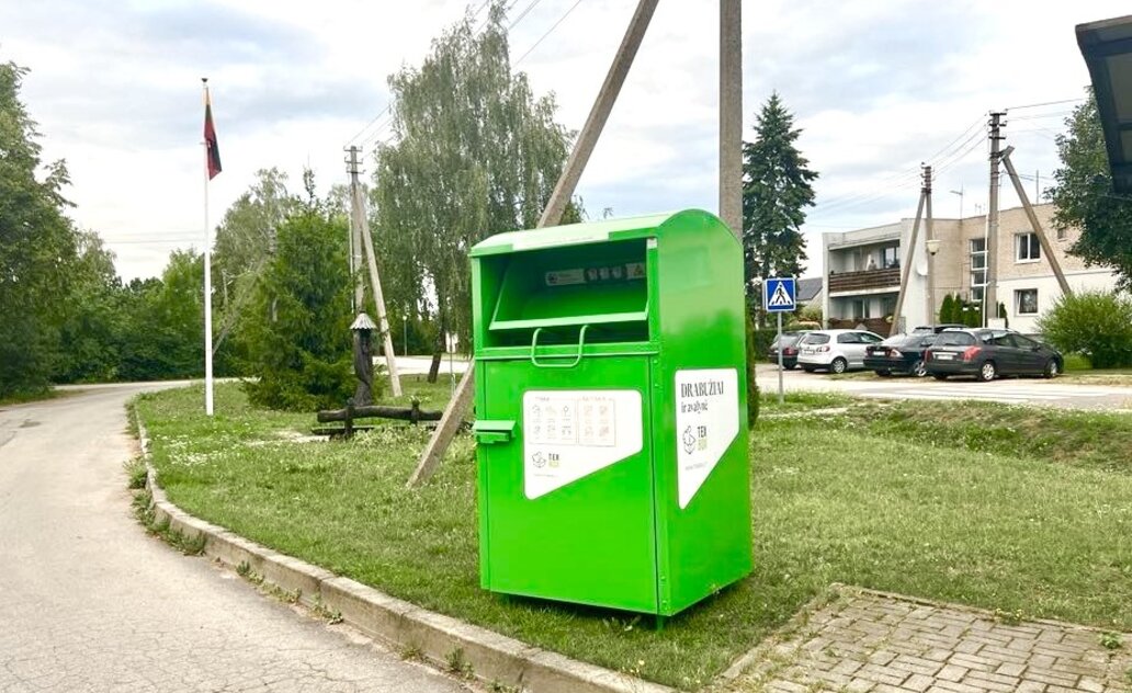 Daugiau tekstilės konteinerių kaimiškosiose seniūnijose