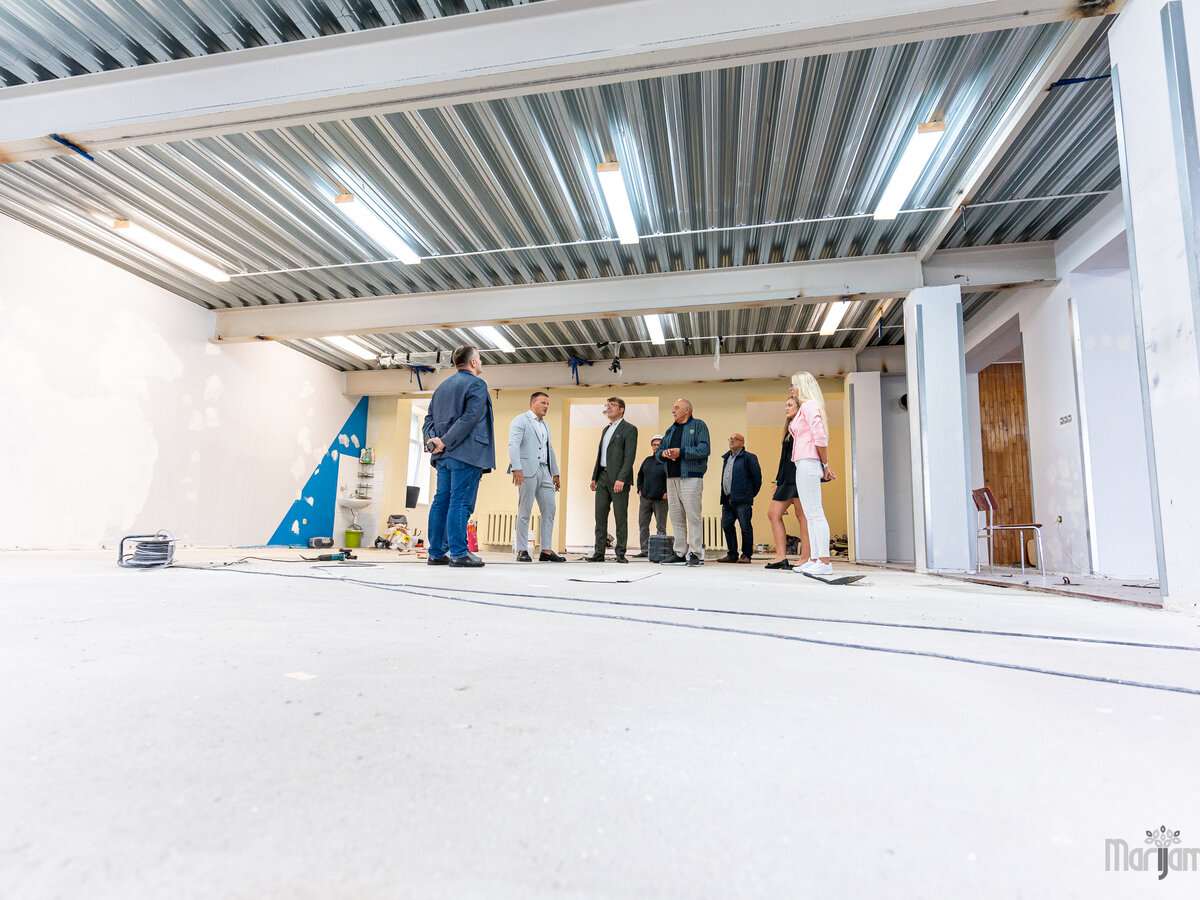 Dėmesys sportui: atnaujinamos  Sporto centro vidaus patalpos