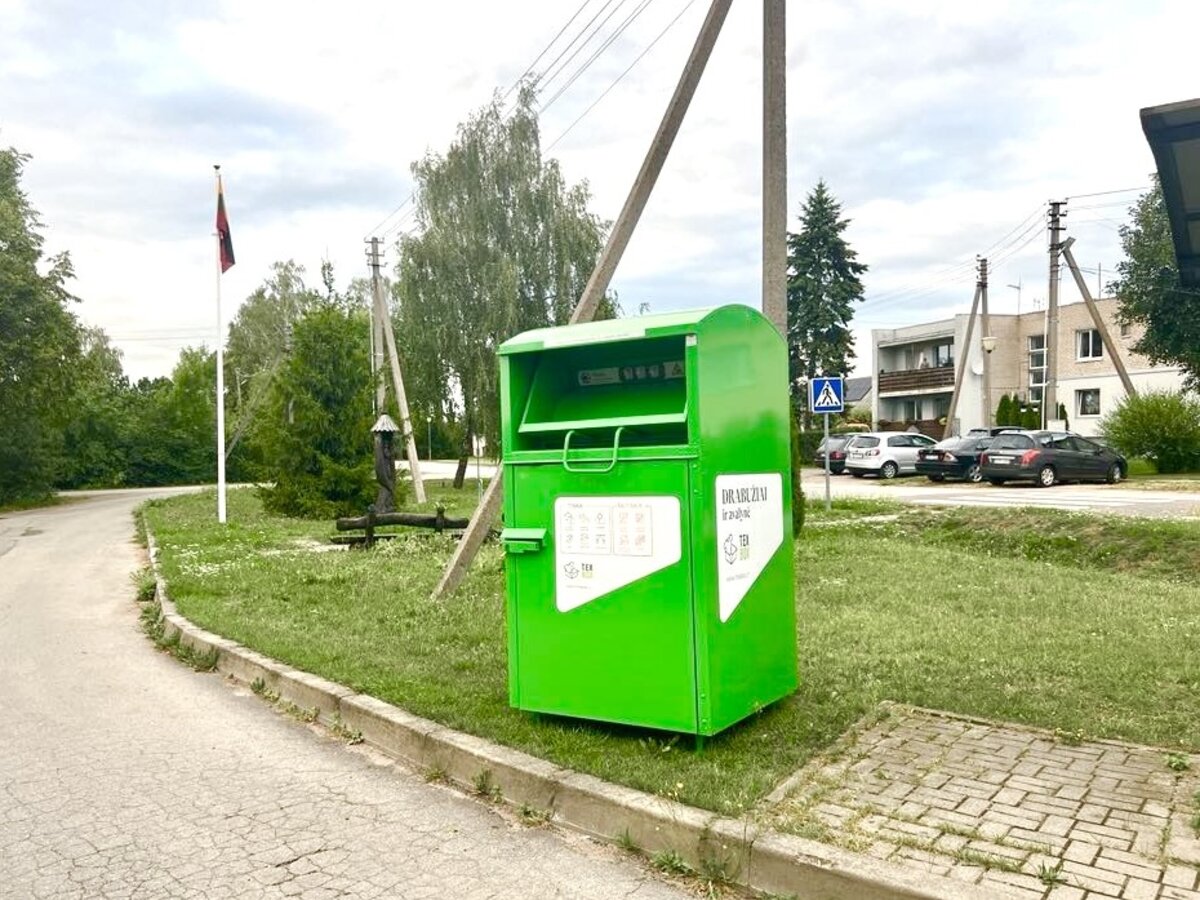 Daugiau tekstilės konteinerių kaimiškosiose seniūnijose