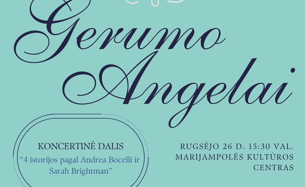 JAU RYTOJ! „Gerumo angelo” apdovanojimai ir nuostabus koncertas