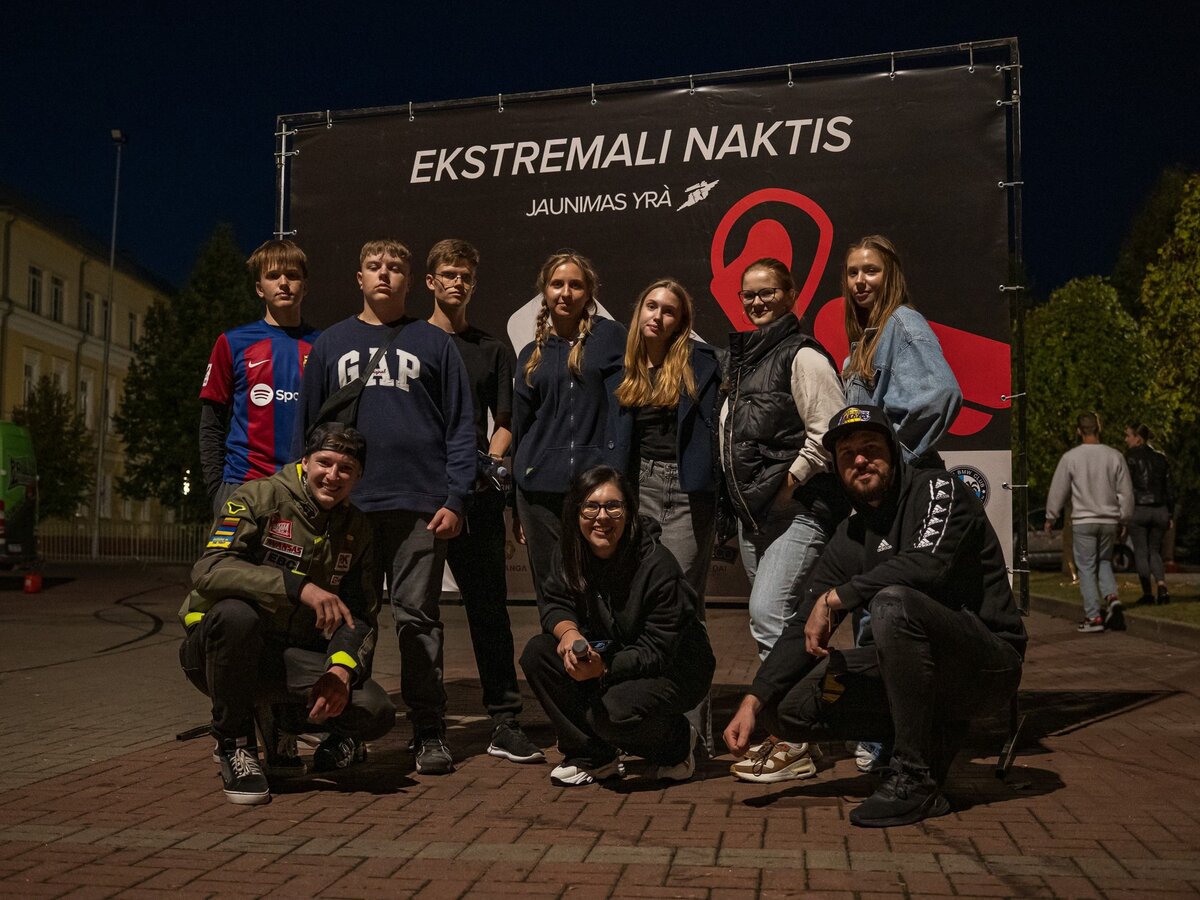 Penktadienio vakarą marijampoliečių kraują kaitino „Ekstremali naktis“