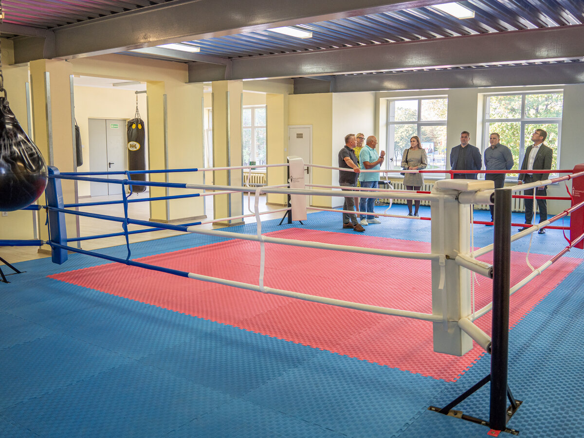 Marijampolės sporto centre atidaryta moderniai atnaujinta bokso salė