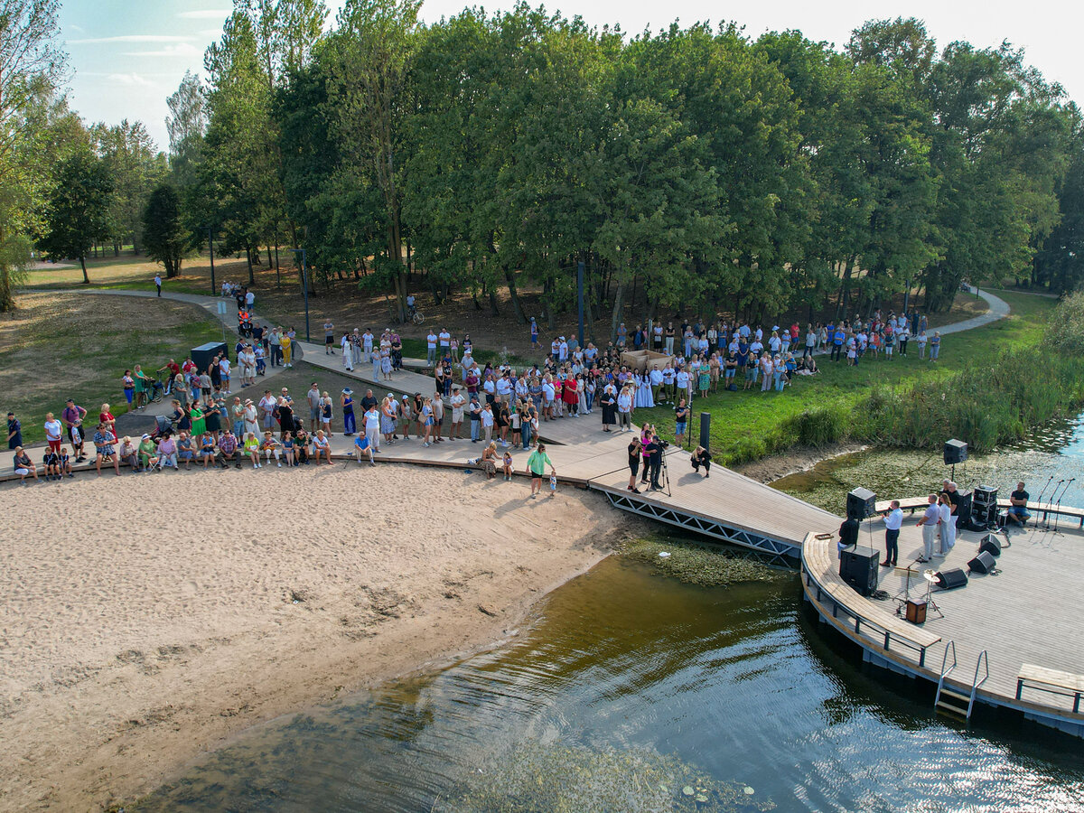 Marijampolėje oficialiai atverta nuostabi poilsio oazė – Marių parko sala 