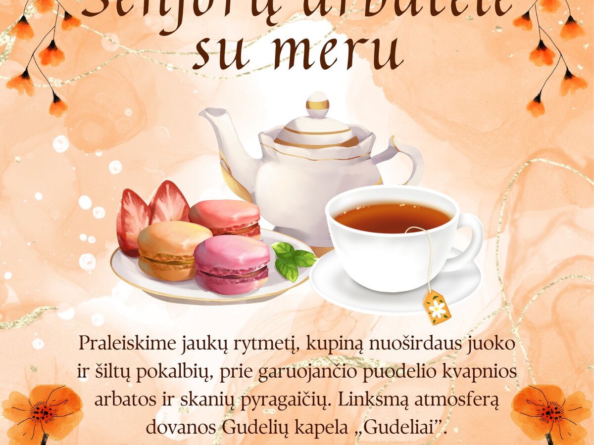 Senjorų arbatėlė su meru