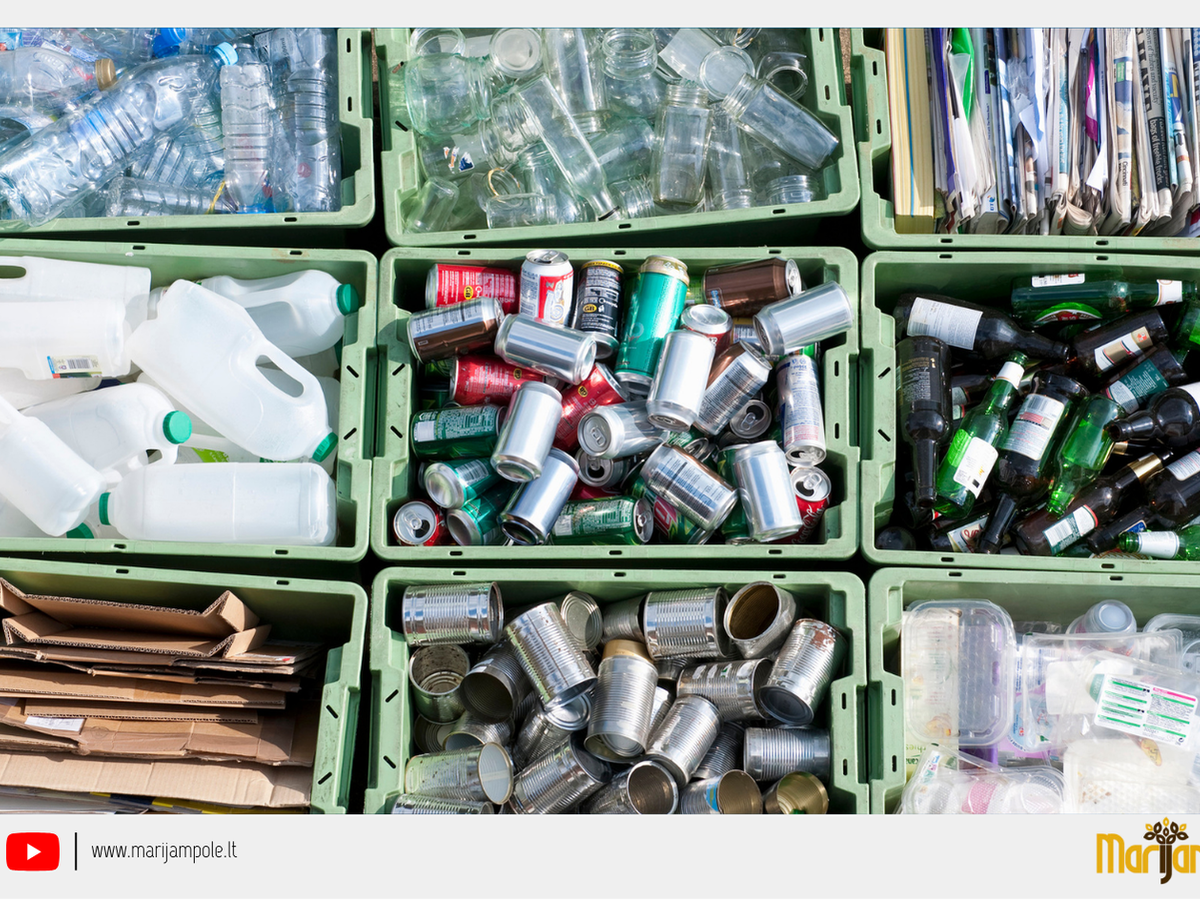 KAIP TINKAMAI RŪŠIUOTI? PLASTIKO/METALO KONTEINERIS