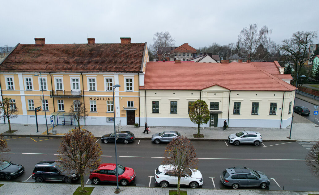 Marijampolės krašto ir Prezidento Kazio Griniaus muziejus išorės atnaujinimas baigtas