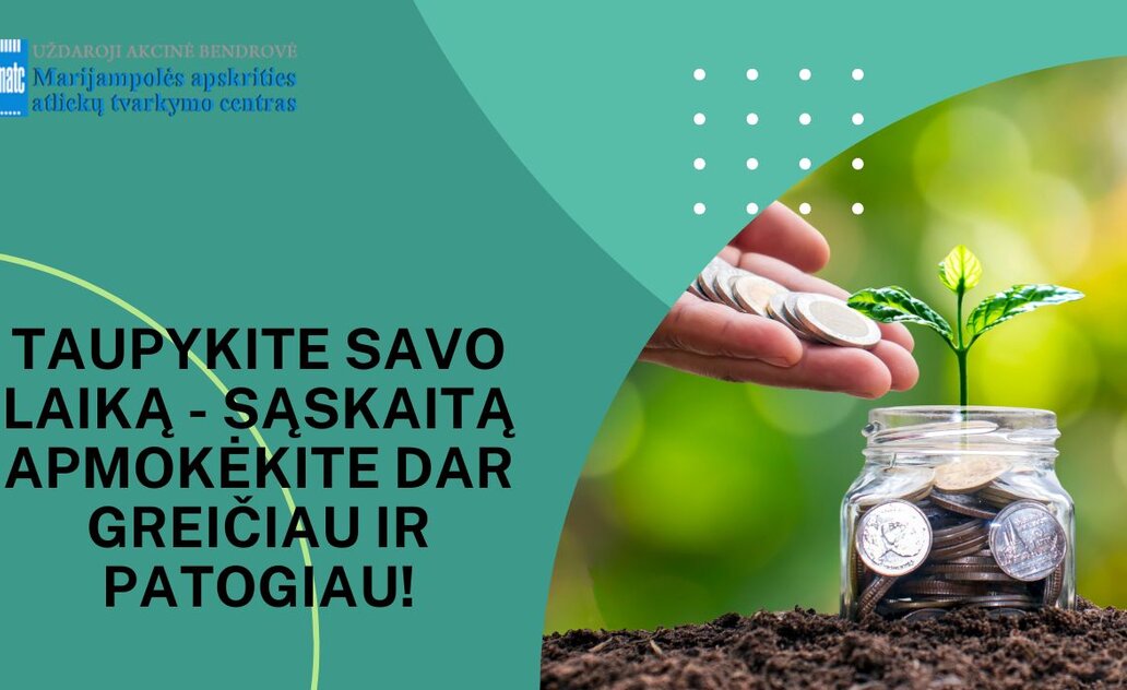 Informacija nepasirinkusiems mokėjimo pranešimo gavimo būdo