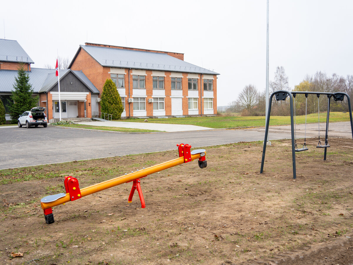 Daukšių miestelio viešoji erdvė sulaukė naujos infrastruktūros