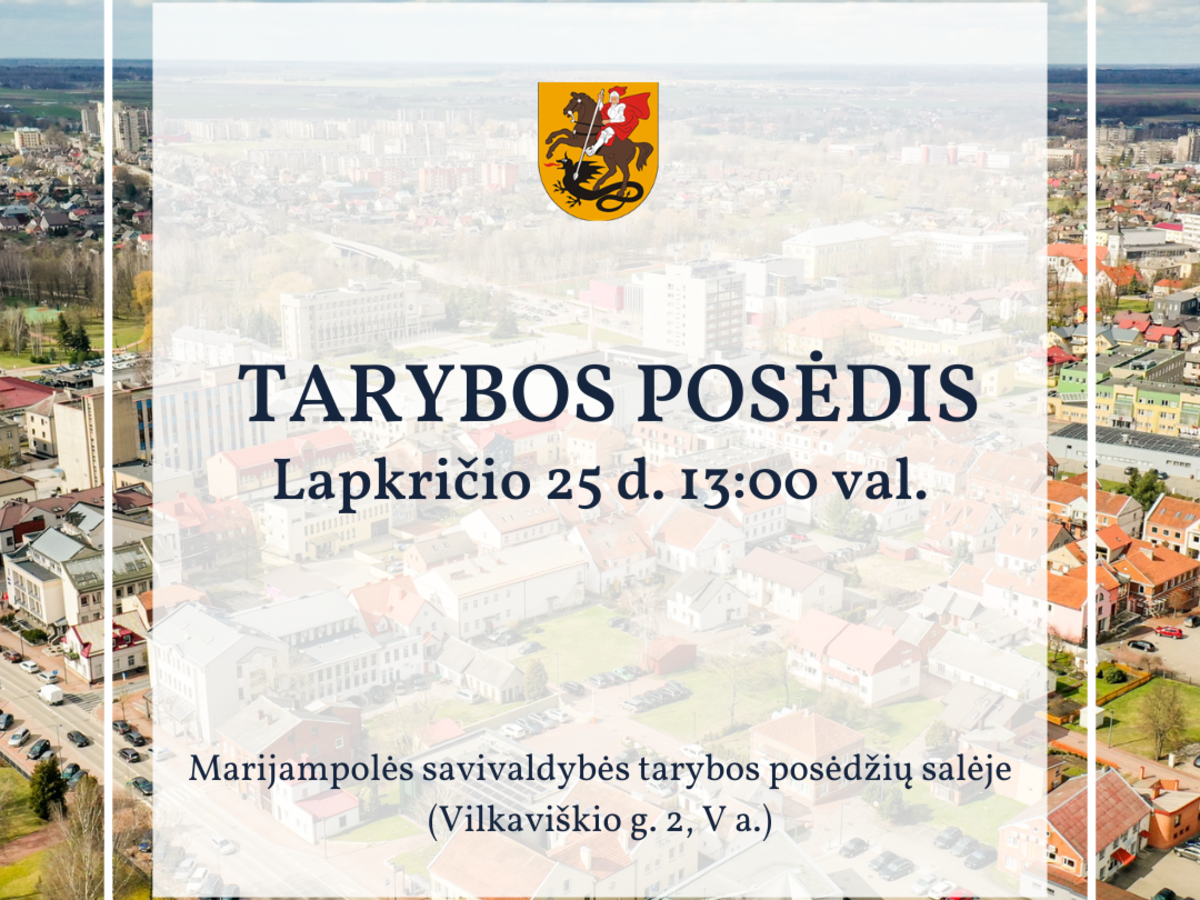 2024-11-25 Marijampolės savivaldybės tarybos 19-asis posėdis