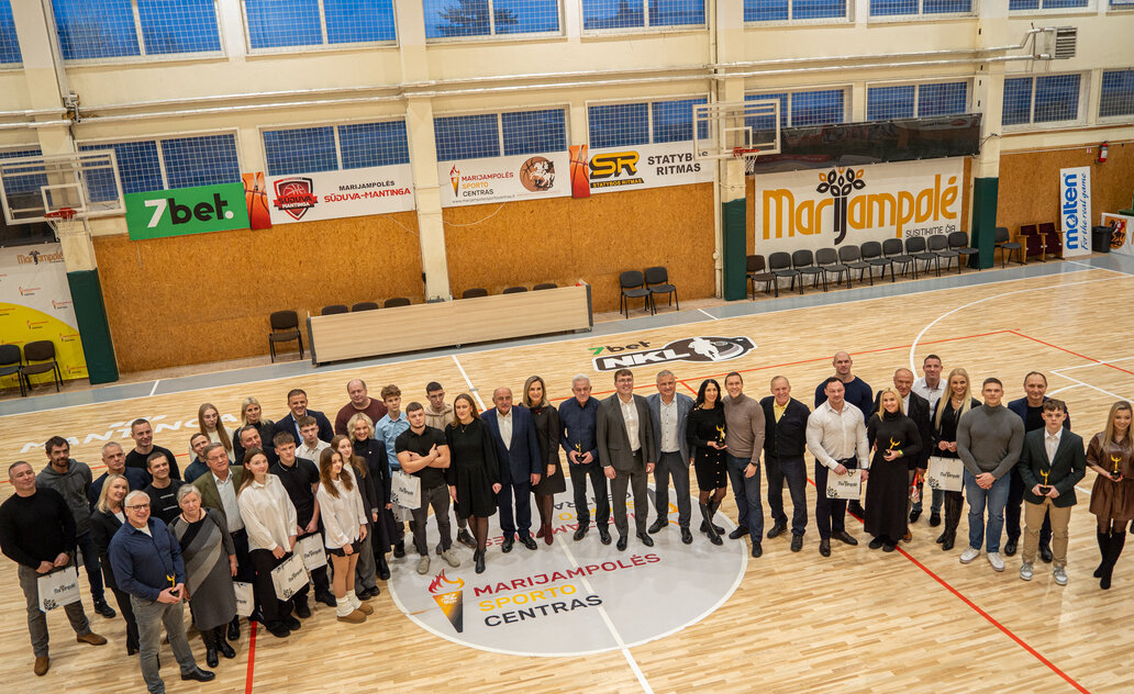 Pagerbti sportininkai, garsinantys Marijampolės vardą tarptautiniu lygiu