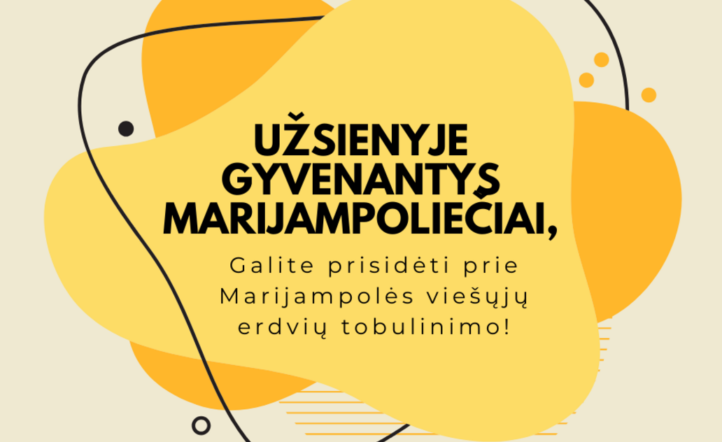 Nauja galimybė užsienyje gyvenantiems marijampoliečiams – „Kurk Marijampolei“ dabar prieinama ir...