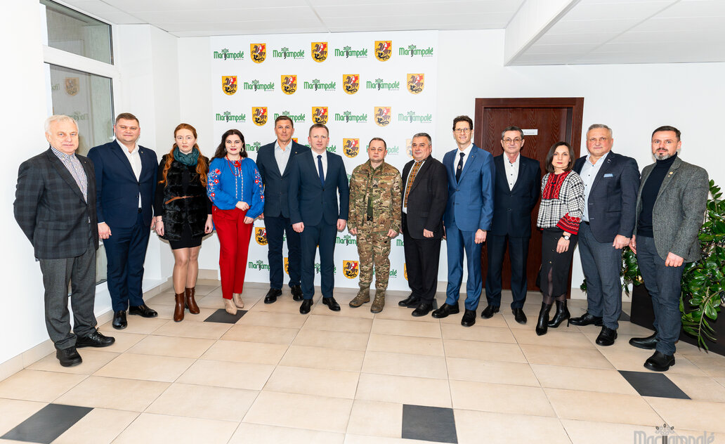 Marijampolės savivaldybėje lankosi ukrainiečiai iš Šeptyckio savivaldybės 