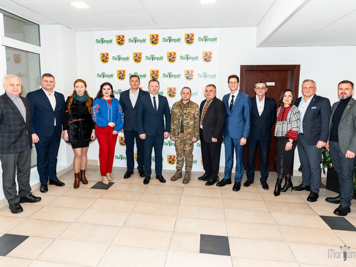Marijampolės savivaldybėje lankosi ukrainiečiai iš Šeptyckio savivaldybės 